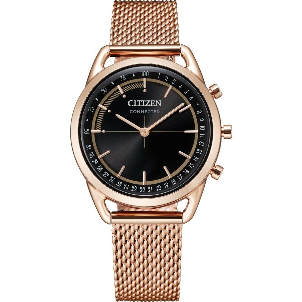 Citizen Bluetooth Black Dial Ladies Smart Watch